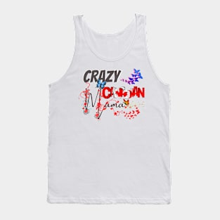 Crazy Canadian Mom, gift for mom, Mothers day gift, Tank Top